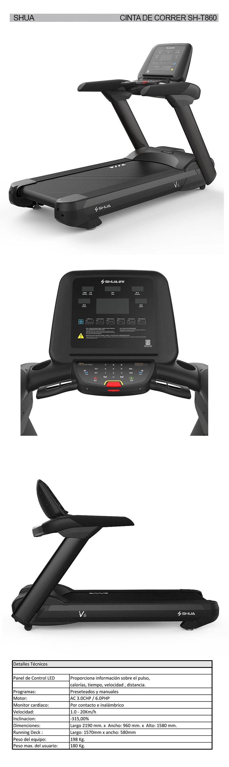 T860 - Cinta de correr